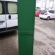 Cabinet 1 door in old fir green patina