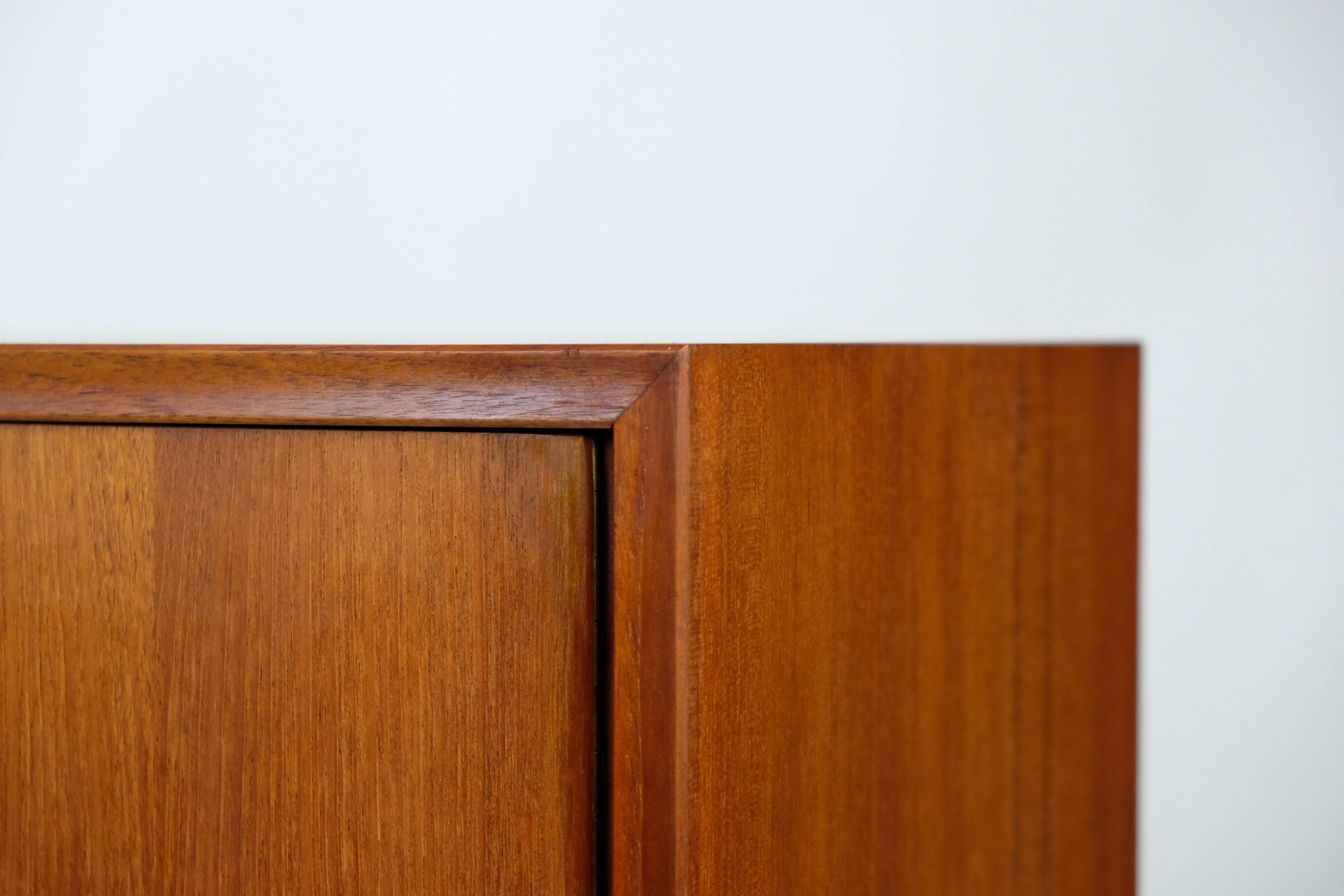 Midcentury teak sideboard vitrine lowboard 60er vintage 70er 60s