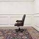 Chaise de bureau Chesterfield anglaise brune, chaise de président