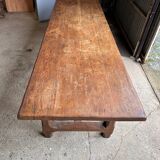 Large oak farm table