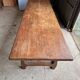 Large oak farm table