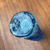 Glass vase with bark design by Ingrid Glas, Germany, 1960s.