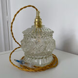 Lamp with vintage globe