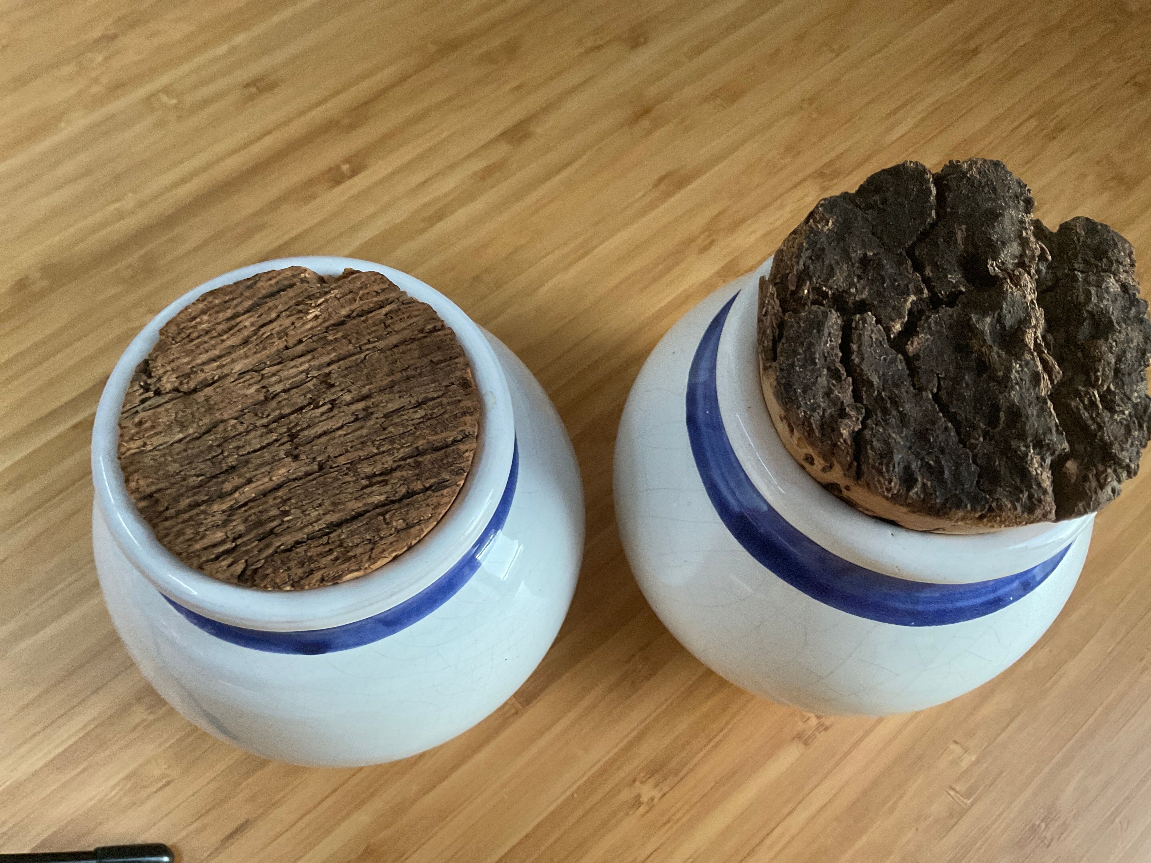 Ceramic spice jars, jam, honey