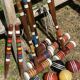 Ancien jeu de croquet en bois
