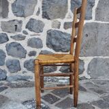 6 straw chairs in the style of the Georges Robert
