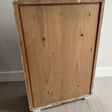 Bathroom cabinet pharmacy patinated wood