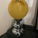 Lampe vintage verre murano de Toni Zuccheri mazzega italie design années 70