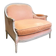 Marquise / Small Sofa From the Napoleon III Period in Painted Wood, Finely Carved - 19th Century