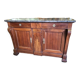 Bahut 2 doors 2 drawers in walnut period restoration a crosse