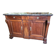 Bahut 2 doors 2 drawers in walnut period restoration a crosse