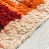 Moroccan Berber rug Boujaad corridor with colorful patterns 282x69cm