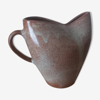 Stoneware pitcher