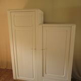 Asymmetrical Parisian wardrobe.