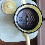 Vintage enameled sheet metal coffee maker