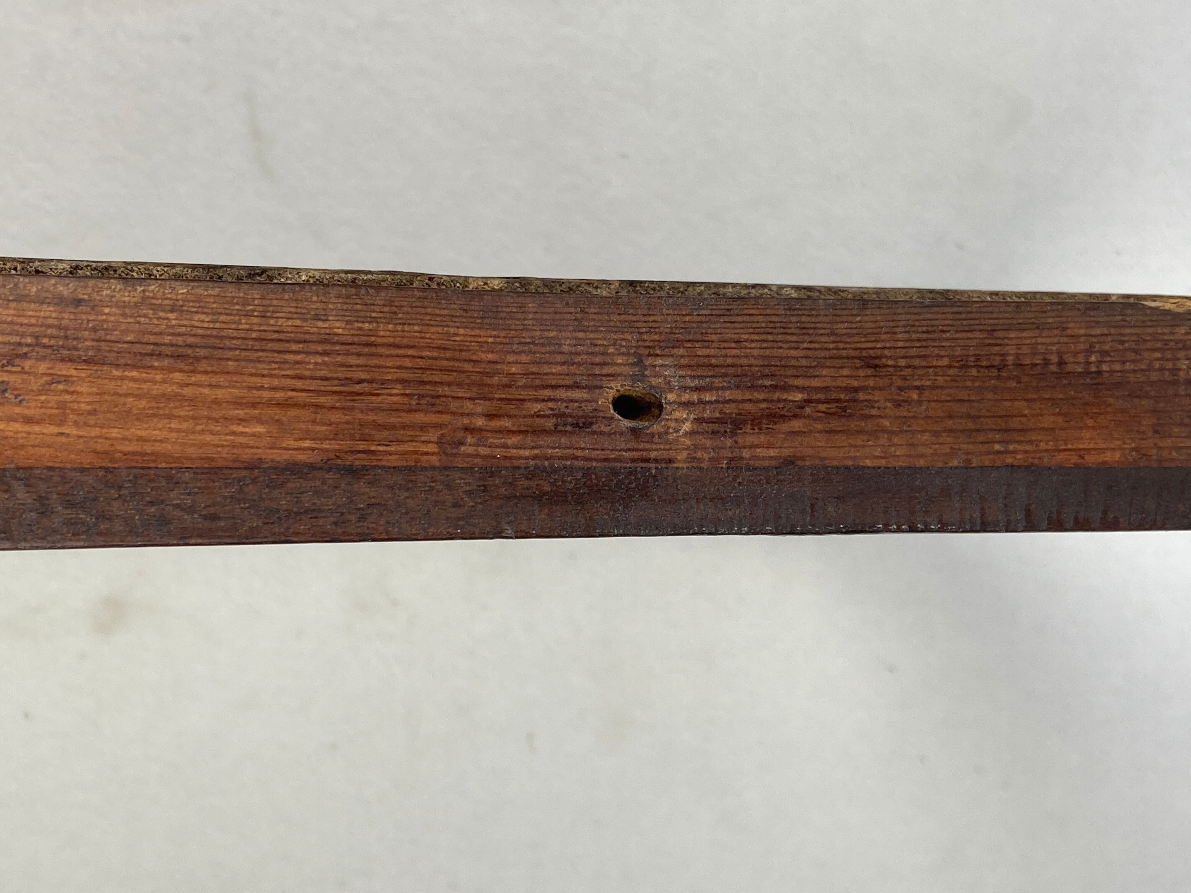 Hand carved wavy curvy vanity mirror, ca 1900