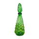 Italian green glass carafe