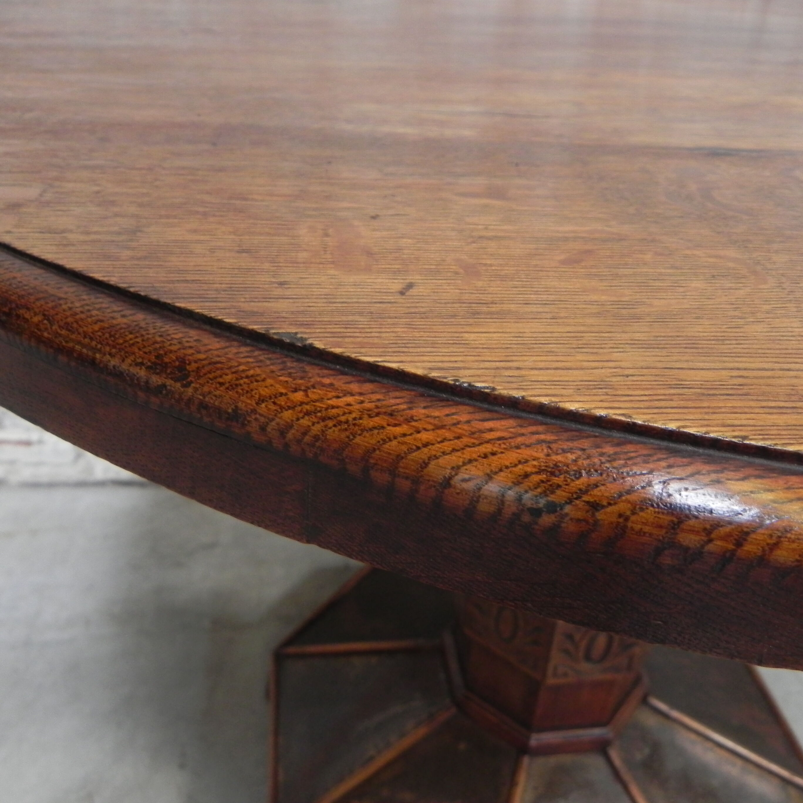 Oak art deco table