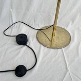 Floor lamp/reading lamp in gilded brass