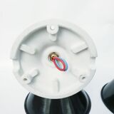 Antique enamelled sheet metal wall lights