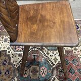 Pair of Alsatian walnut chairs from the 1930s