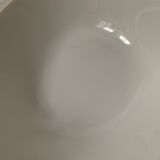 White dish with gilding