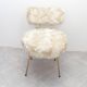 Chaise moumoute vintage Pelfran