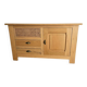 Buffet / TV unit in solid oak with a caned door.