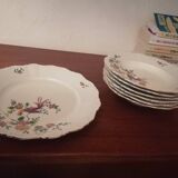 Lot 6 assiettes 1 plat porcelaine Seltmann Weiden