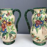 Pair of Cerart Monaco ceramic vases, 60s