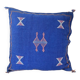Coussin berbère bleu bohème Sabra