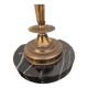 Lampe métal doré et marbre