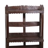 Tribal shelf in ancient Burmese teak