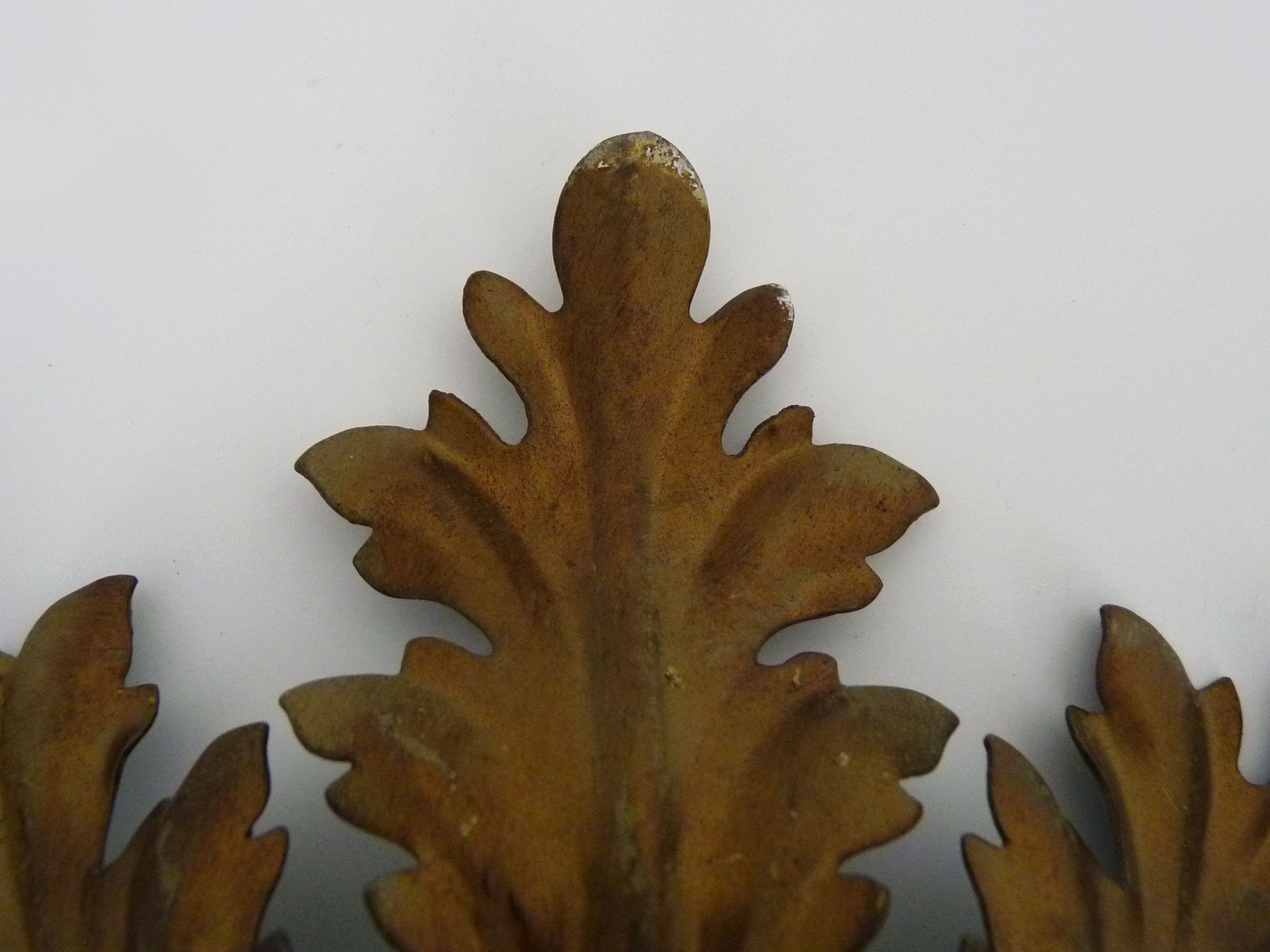 Pair of ceiling lamps, seventies