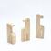 Family of 3 travertine giraffes by Fratelli Mannelli