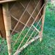 Vintage 1960 rattan desk by Louis Sognot