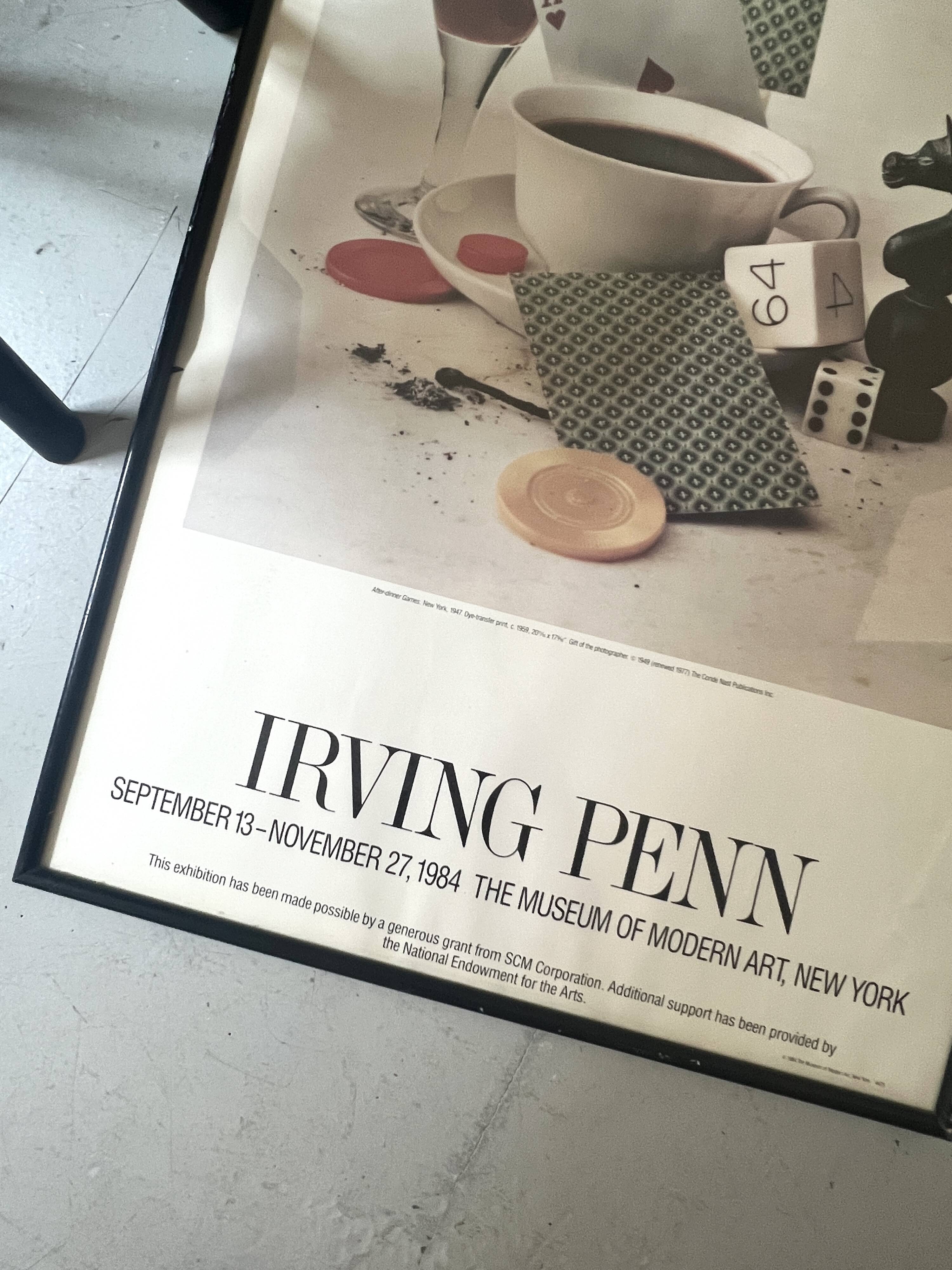 Original and official poster Moma New York, Irving Penn 1984