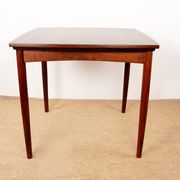 Table Danoise extensible et réversible, jeux/repas palissandre P.Hundevad.