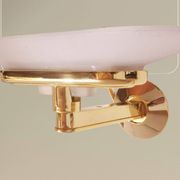 Jill Wall Light – Italian Design Arteluce 1980 – Brass & Opaline Glass