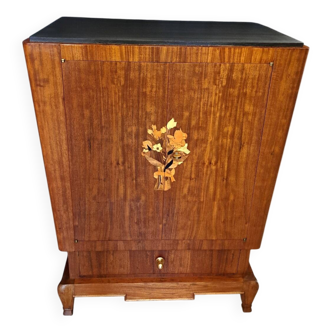 Buffet Art déco en acajou et marqueterie