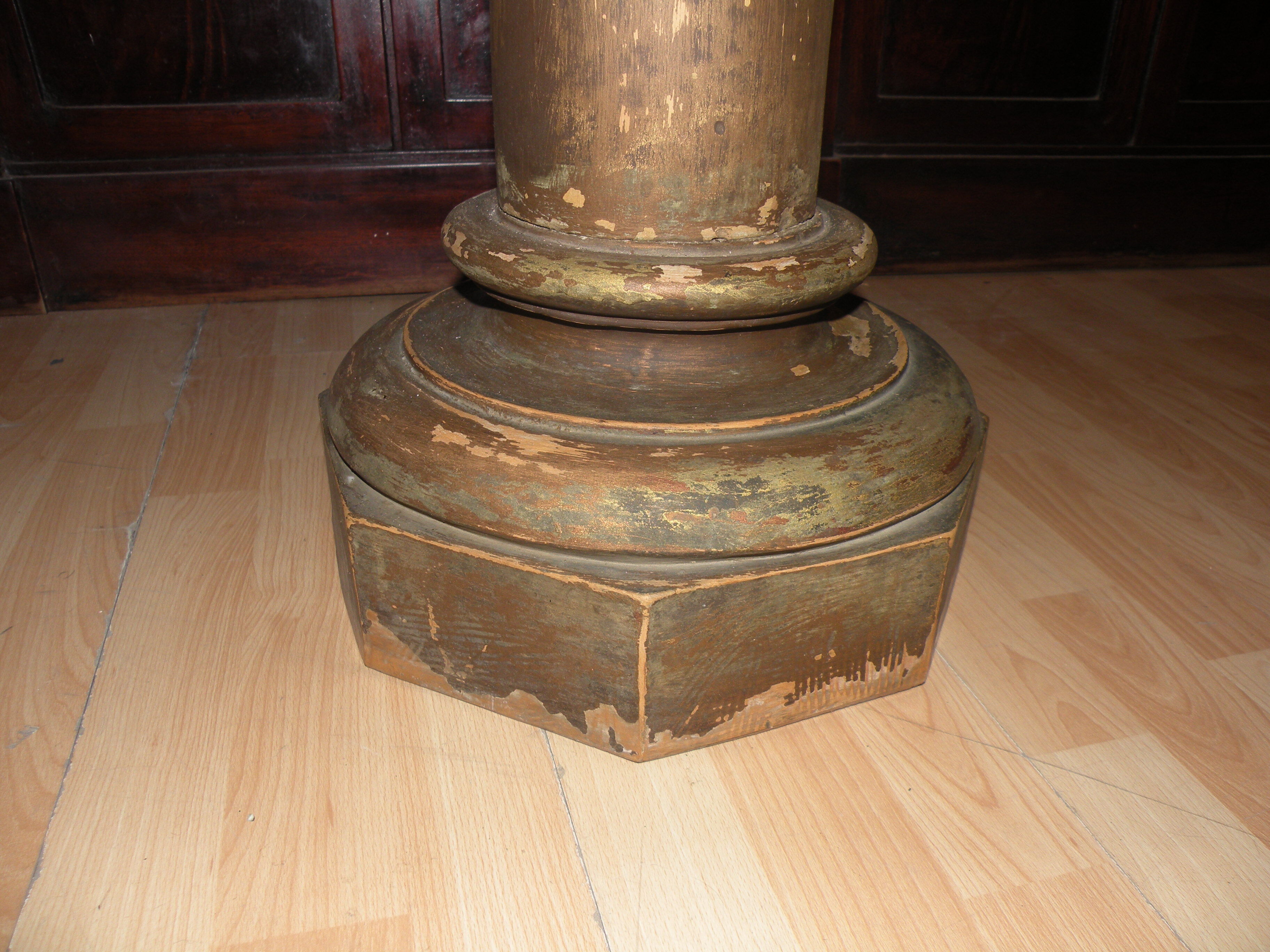 Column, Harness XIX eme terracotta, very pretty patina ....