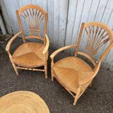 Paire de fauteuils vintage