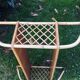 Rattan shelf