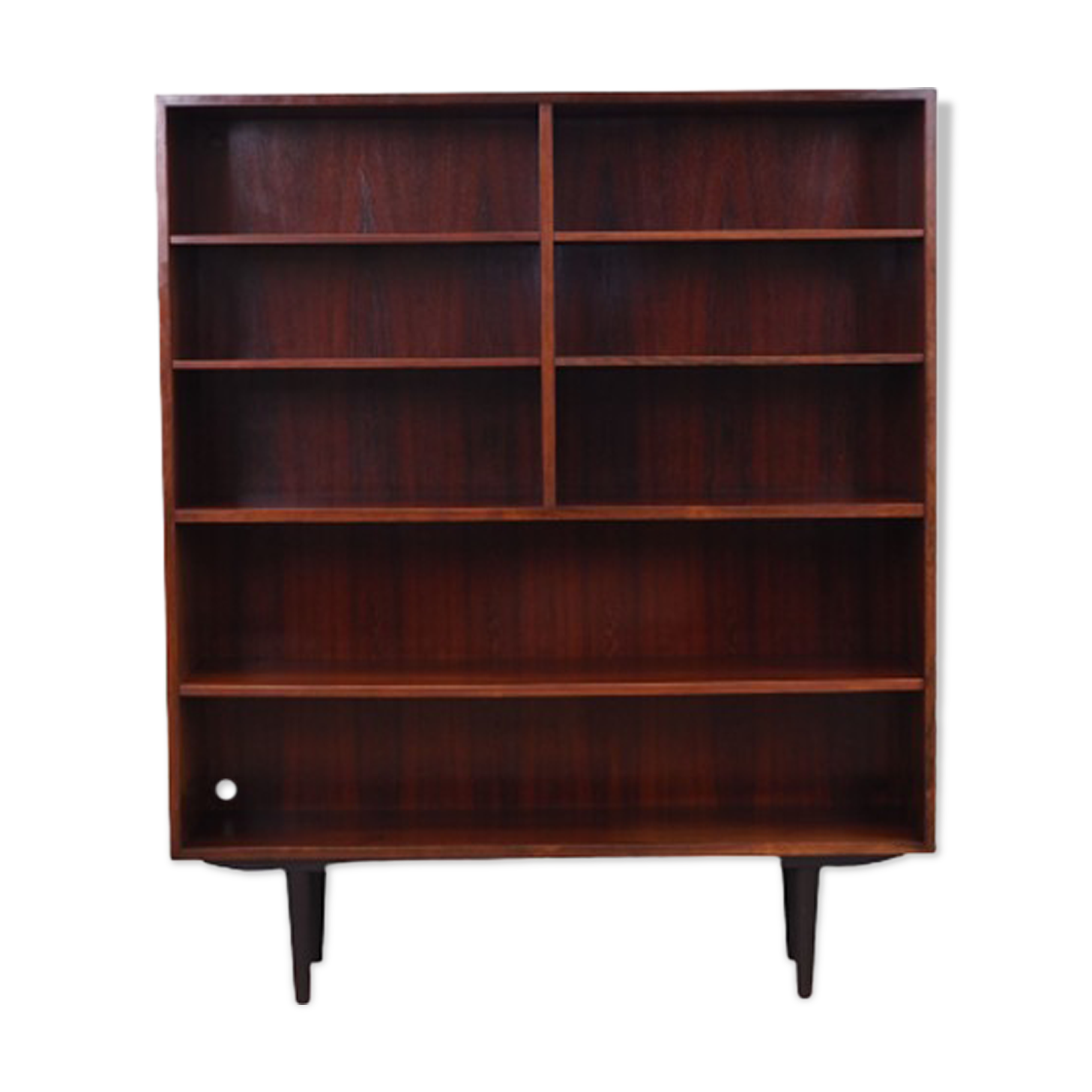 Rosewood bookcase, Danish design, 1960s, manufactured by Omann Jun