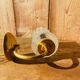 Vintage molded glass wall light