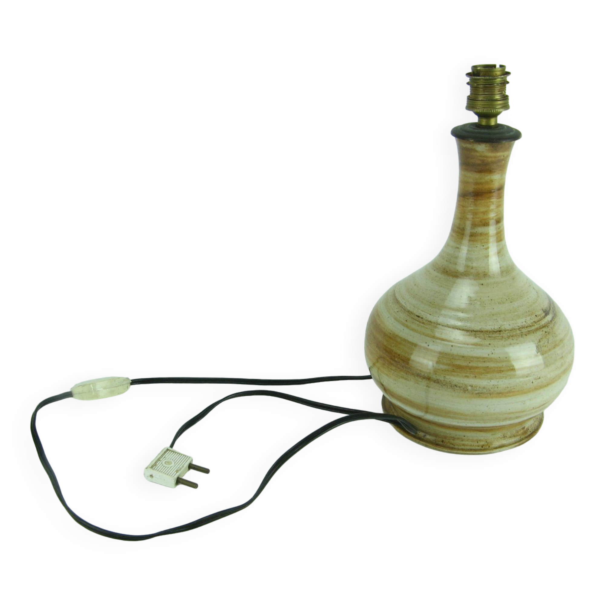 Old ceramic lamp base