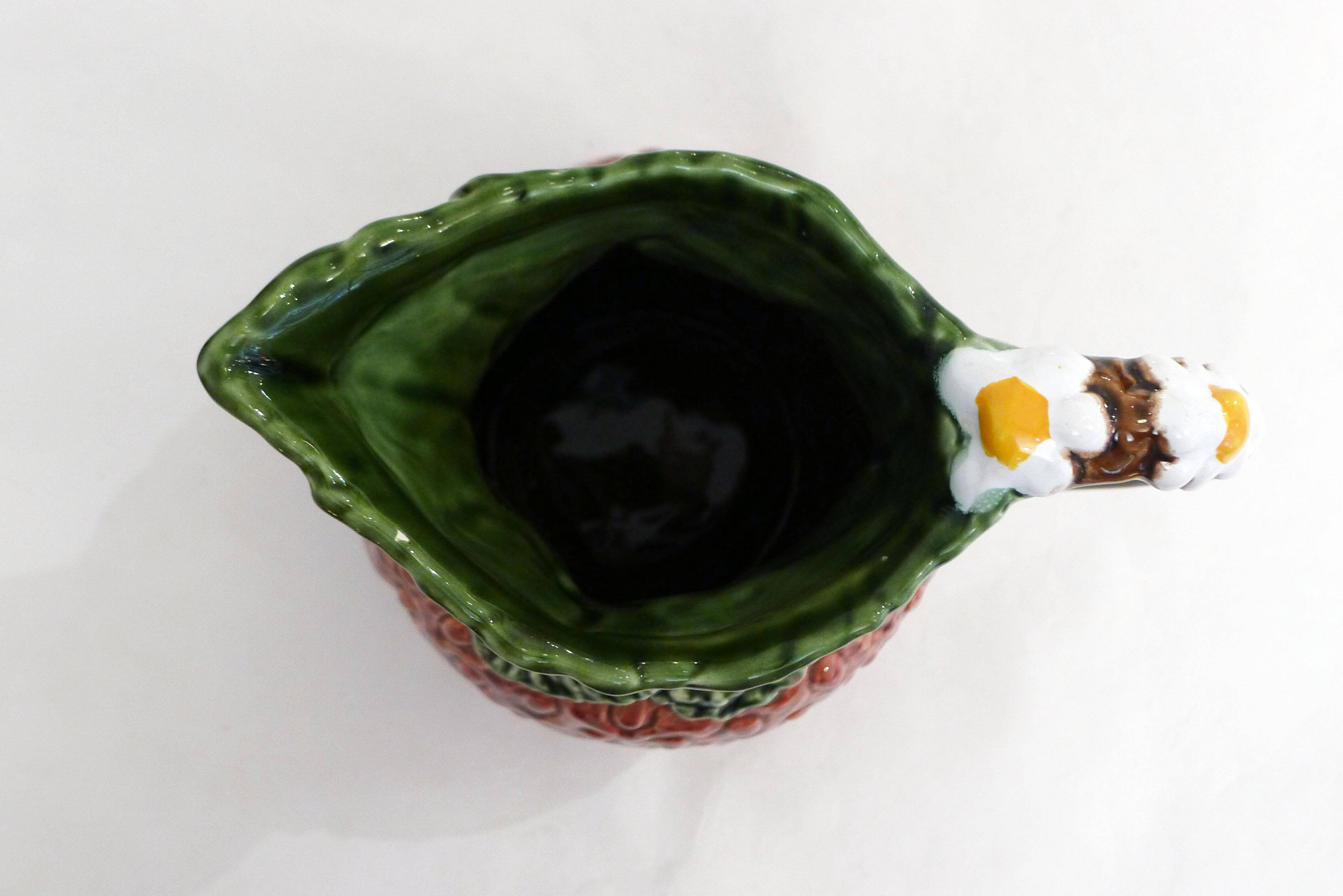 Large pitcher of strawberry slushie