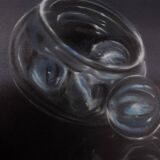 Oil painting on canvas title “pandora” marble series year 2022