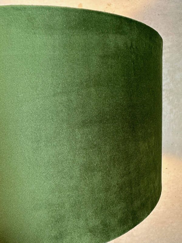 Lampe de sol en laiton vintage imitation bambou