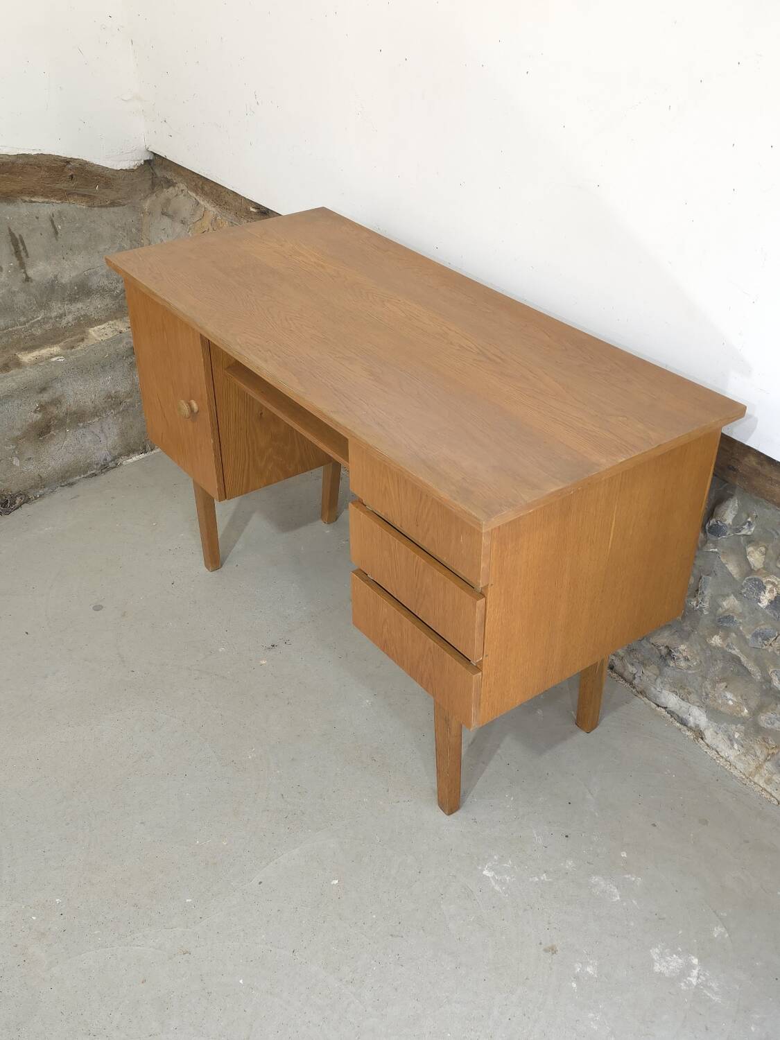 Petit bureau styke scandinave 1960 en teck
